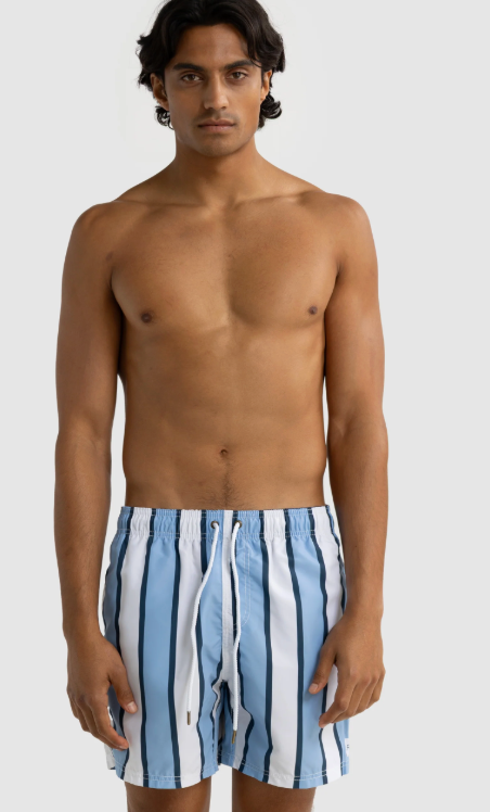 ORTC - Hamelin Stripe Swim Shorts - Blue