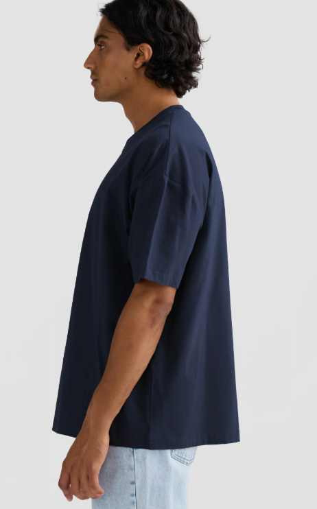 ORTC - Oli Box Fit Logo T Shirt - Navy