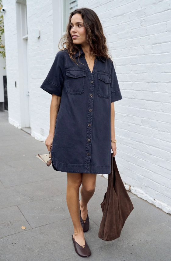 CERES Bonnie Relaxed Shirt Dress