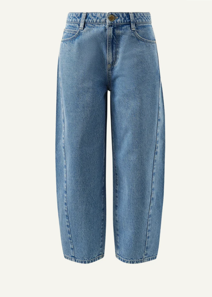 CERES Leah Tapered Barrel Jean - Vintage Blue