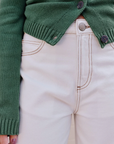 CERES Leah Tapered Barrel Jean - Fresh Ecru
