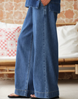 CERES Andie Wide Leg Drawstring - Fresh Indigo