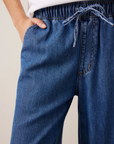 CERES Andie Wide Leg Drawstring - Fresh Indigo