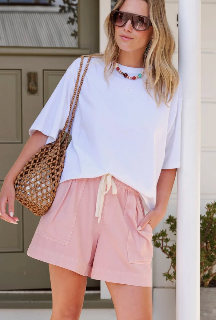 CERES Darcy Relaxed Everyday Short - Blossom Pink