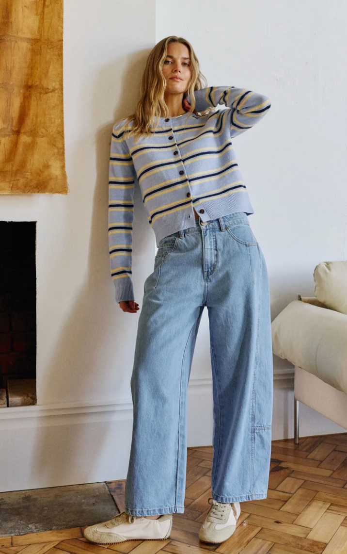 CERES Demi Barrel Jean - Vintage Blue