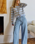 CERES Demi Barrel Jean - Vintage Blue