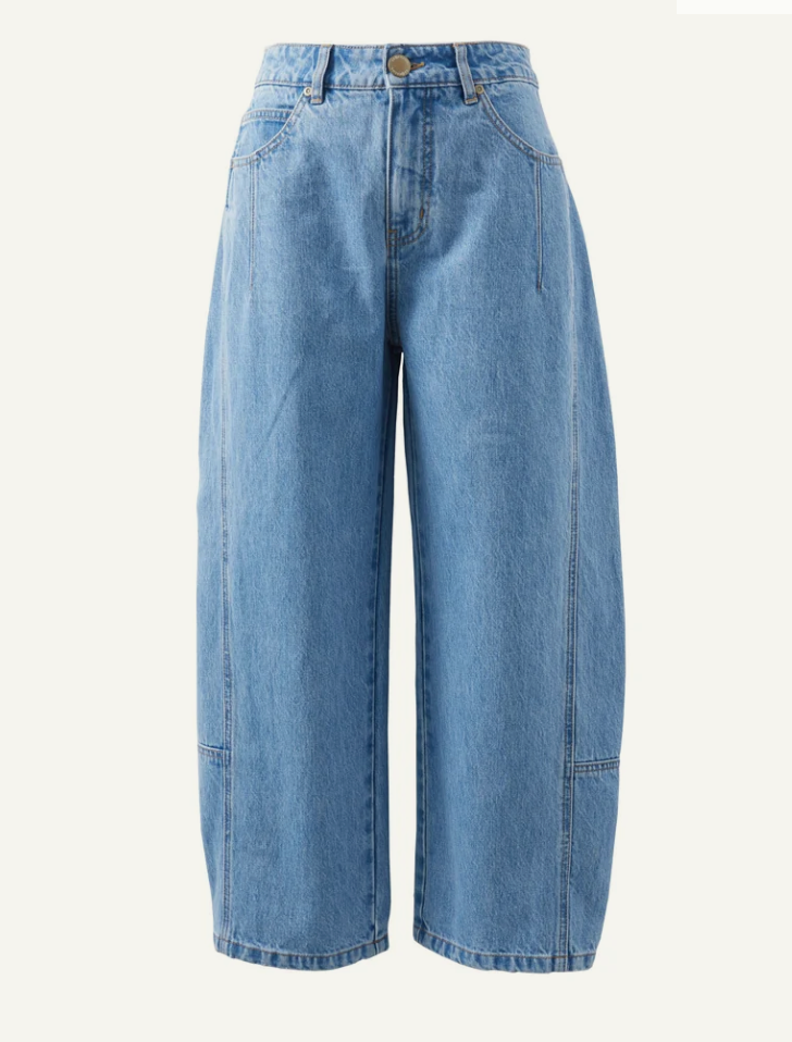 CERES Demi Barrel Jean - Vintage Blue
