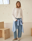 CERES Demi Barrel Jean - Vintage Blue