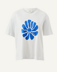 CERES Stevie Slouchy Tee - White/Ceres Flora