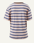 CERES Stevie Slouchy Tee - Pink/Blue/Choc Stripe