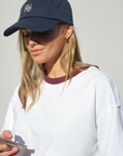 CERES Pip Everyday Cap - Navy/Ecru Stitch