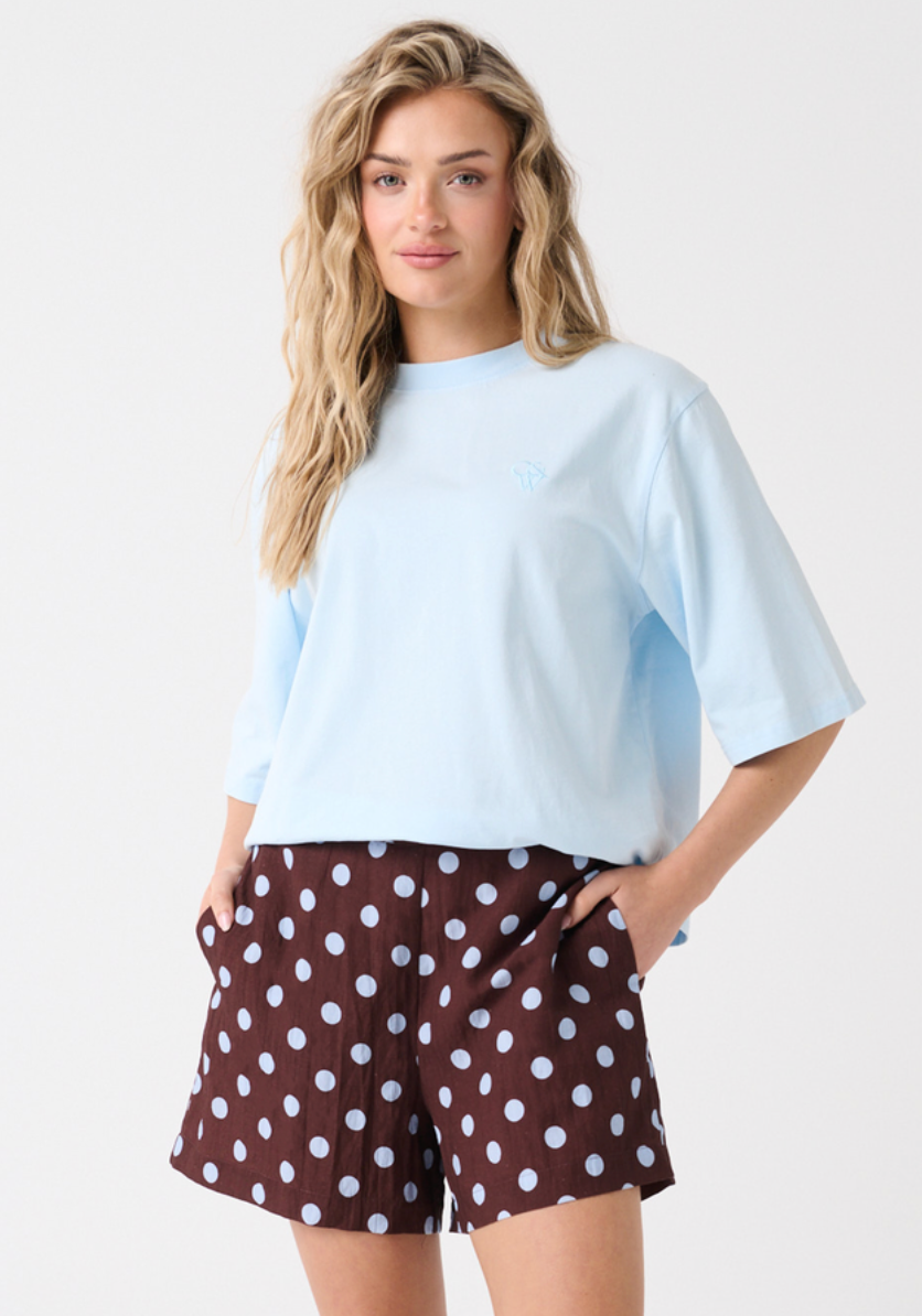 Cartel &amp; Willow Hallie Tee - Ice Blue
