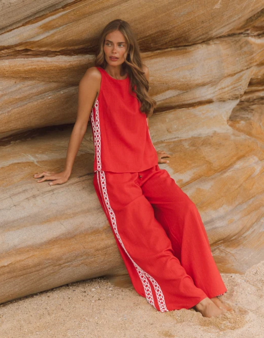 EBBY &amp; I Coco Pant - RED