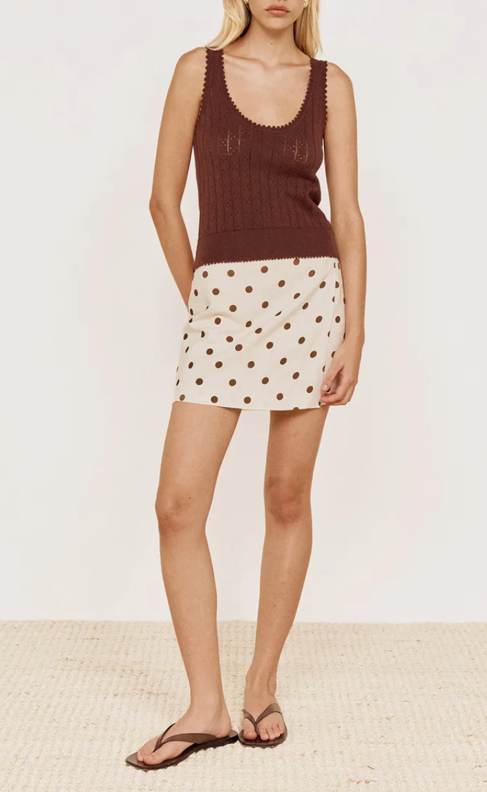 MINKPINK - Arielle Wrap Mini Skirt