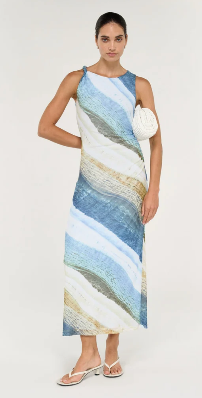 STAPLE THE LABEL - Zelie Mesh Midi Dress