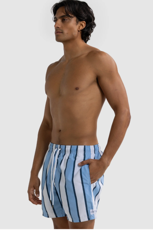 ORTC - Hamelin Stripe Swim Shorts - Blue
