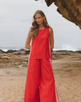 EBBY & I Coco Singlet - Red