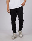 ST GOLIATH-  Black Inset Cargo Pant