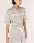 STAPLE THE LABEL - Siphon Midi Shirt Dress