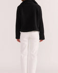 STAPLE THE LABEL-  Tate Sherpa Jacket.  Black