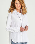 THREADZ BASICS- Classic Shirt.  White