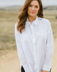 THREADZ BASICS- Classic Shirt.  White