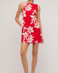 STAPLE THE LABEL - Elara Mini Dress.  Red/White