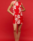 STAPLE THE LABEL - Elara Mini Dress.  Red/White