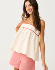 CARTEL & WILLOW - Layla Top. Buttercream.