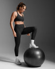 2XU Fluid Hi-Rise 7/8 Tights. Black