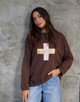 STELLA + GEMMA - Newport Sweat - Chocolate
