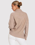 BELLE AND BLOOM The Academy Turtleneck Jumper - Oat