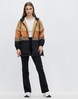 ALL ABOUT EVE-  Carter Spray Jacket.  Brown/ Black