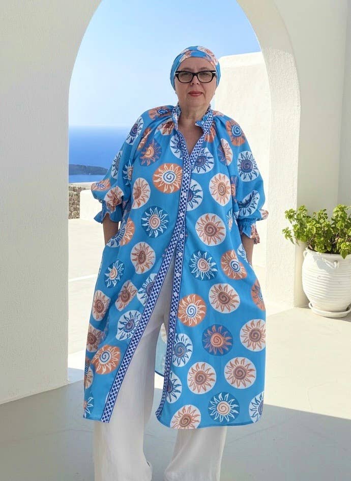 NINE THREE ONE DRESS - Blue Print.
