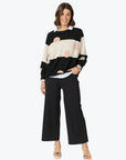 CLARITY-  Moonlight Knit Pink Spots -  Black