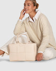 BELLE AND BLOOM -  Wonder Of You Cashmere Blend Oversized Jumper - Cream