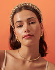Lustre and Sage Droplet 18K Gold Plated Earrings