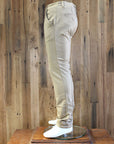 A K DEMIRE- Barcombe Taper Fit Chino.  Colour: Mocha