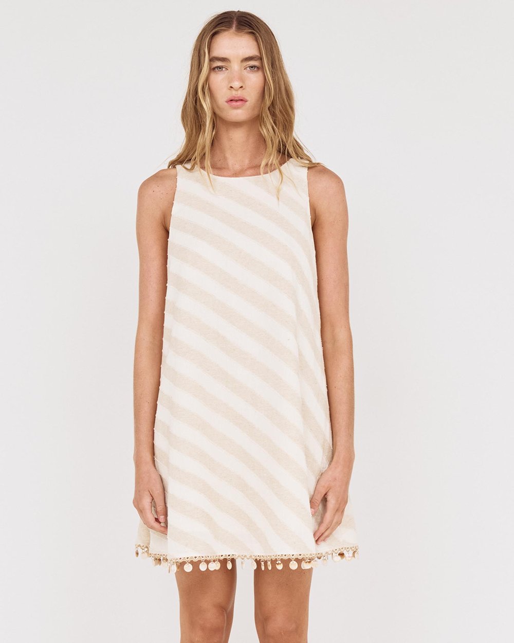 MINKPINK - Kaia Shell Tassel Mini Dress
