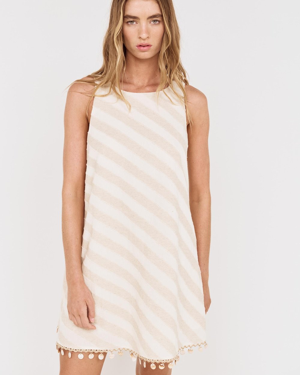 MINKPINK - Kaia Shell Tassel Mini Dress