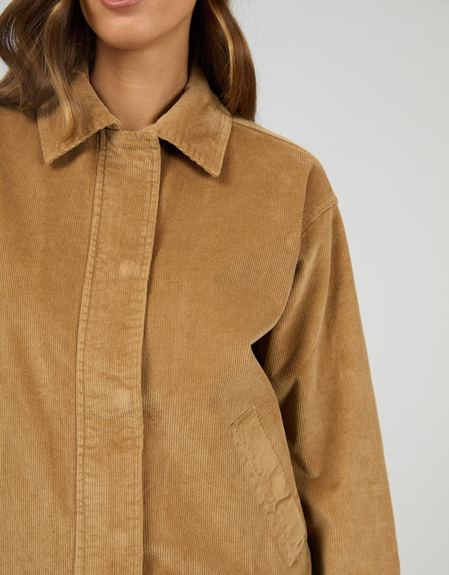 ALL ABOUT EVE - Bambi Cord Bomber - Tan