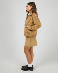 ALL ABOUT EVE - Bambi Cord Bomber - Tan
