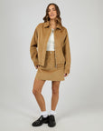 ALL ABOUT EVE - Bambi Cord Bomber - Tan