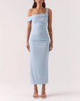SOVERE - Rua Asym Dress. Sky