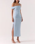 SOVERE - Rua Asym Dress. Sky