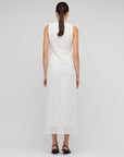 STAPLE THE LABEL - White Broderie Bias Midi Dress