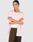 STAPLE THE LABEL - Lina Shirt - Pink Stripe