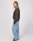 ALL ABOUT EVE - Aurora Box Crew - Washed Black