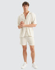 NOMADIC PARADISE - Seaside Linen Shorts