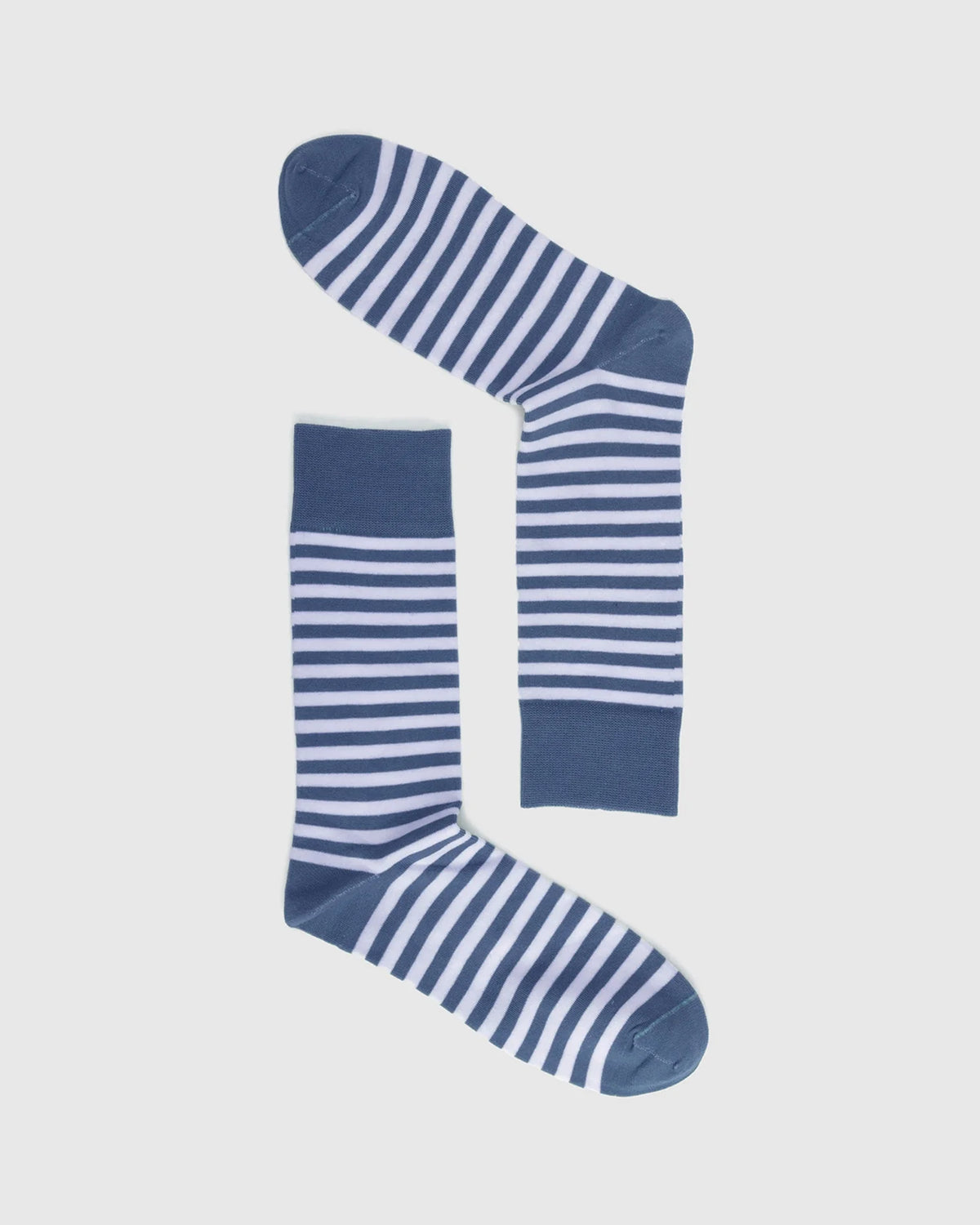 ORTC - Washed Navy and White - Stripes Socks